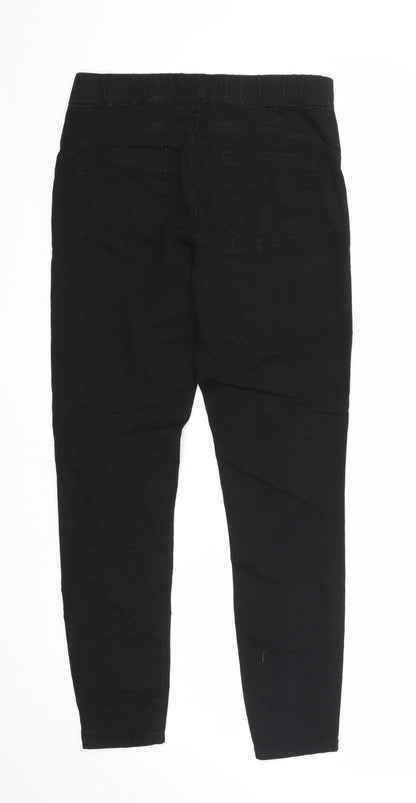 Denim & Co. Womens Black Cotton Jegging Jeans Size 10 Regular