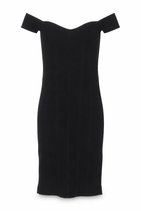 Bershka Womens Black Polyester Shift Size XS Sweetheart Pullover
