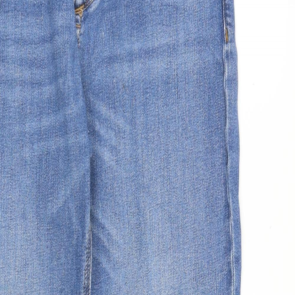 River Island Mens Blue Cotton Skinny Jeans Size 28 in Regular Zip