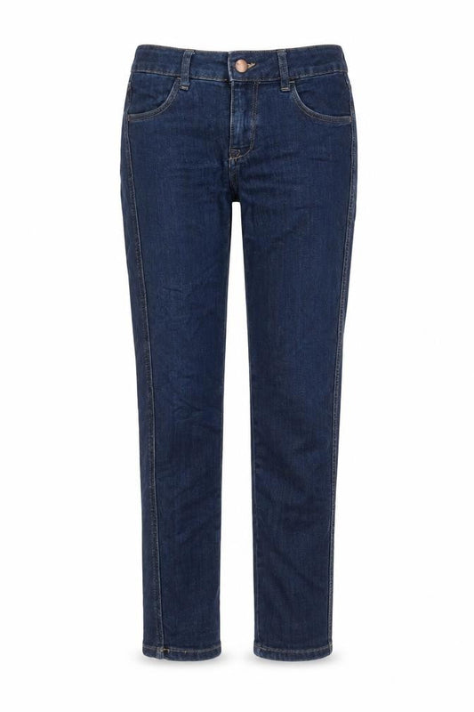 Womens Blue Cotton Skinny Jeans Size 30 in Regular Zip