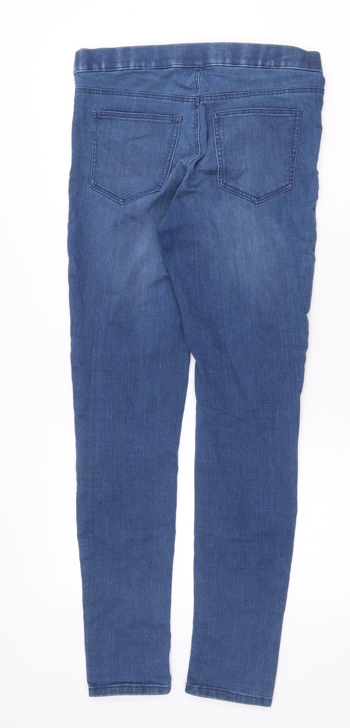 H&M Womens Blue Cotton Jegging Jeans Size 10 Regular