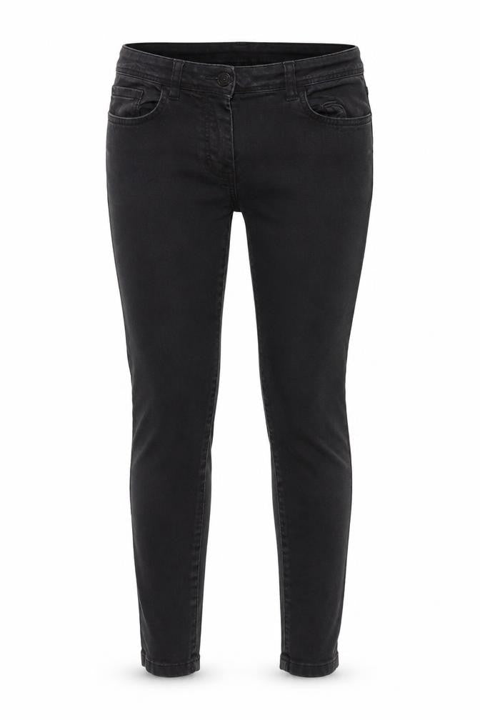 NEXT Womens Grey Cotton Skinny Jeans Size 10 Regular Zip