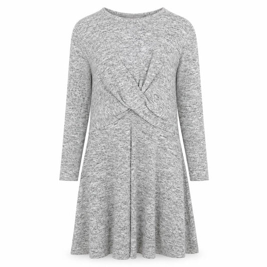 Dorothy Perkins Womens Grey Polyester Trapeze & Swing Size 10 Round Neck Pullover