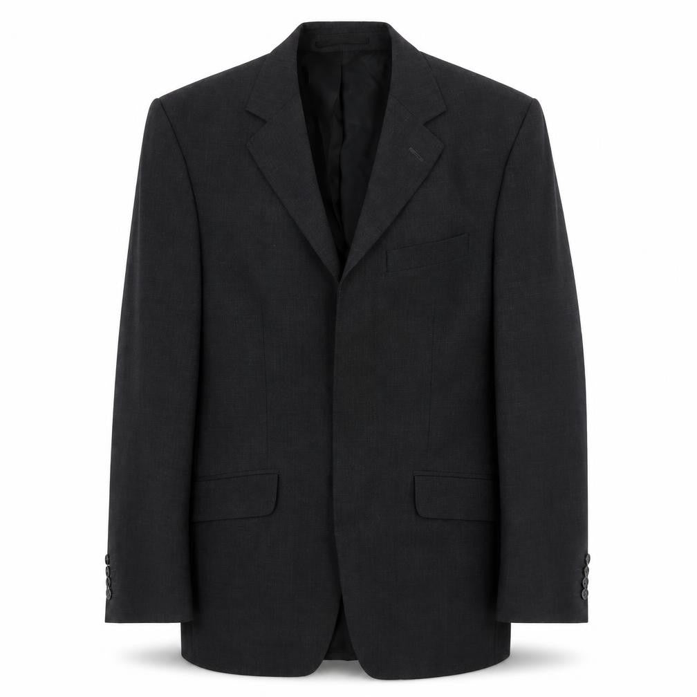 Contempo Mens Grey Wool Jacket Suit Jacket Size 36 Regular
