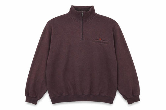 Belikia Mens Purple Herringbone Cotton Pullover Sweatshirt Size L