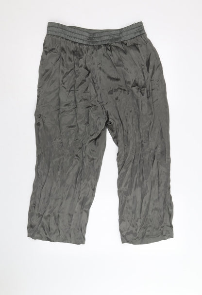 Radar Womens Grey Viscose Trousers Size 10 Regular