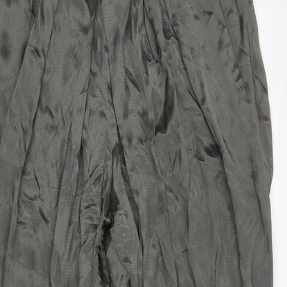 Radar Womens Grey Viscose Trousers Size 10 Regular