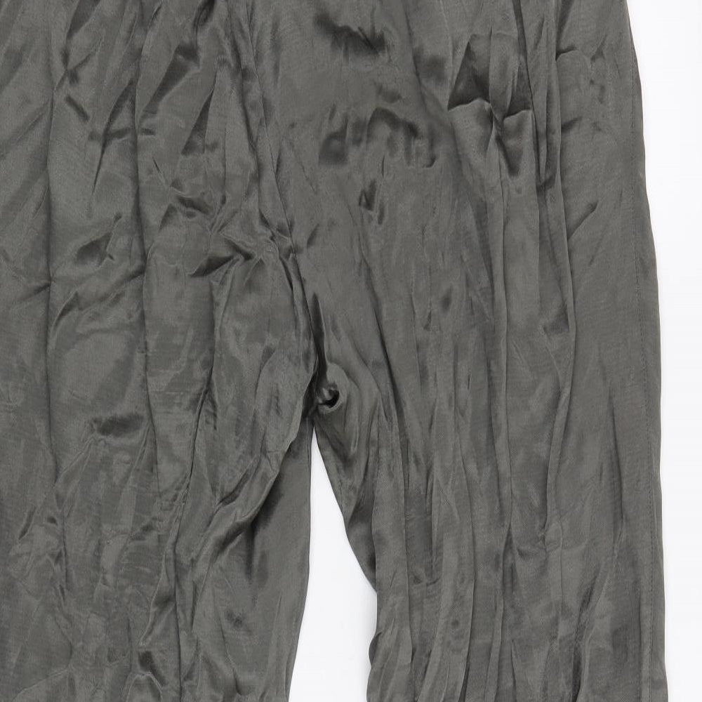 Radar Womens Grey Viscose Trousers Size 10 Regular