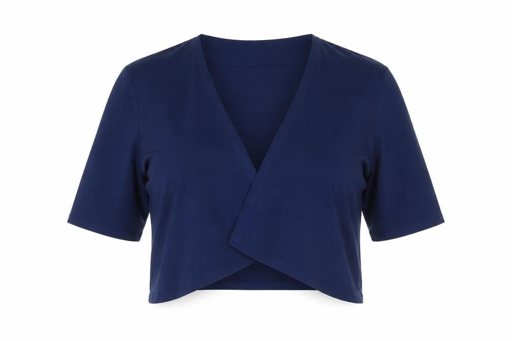 Bonmarché Womens Blue Polyester Kimono Blouse Size 16 V-Neck