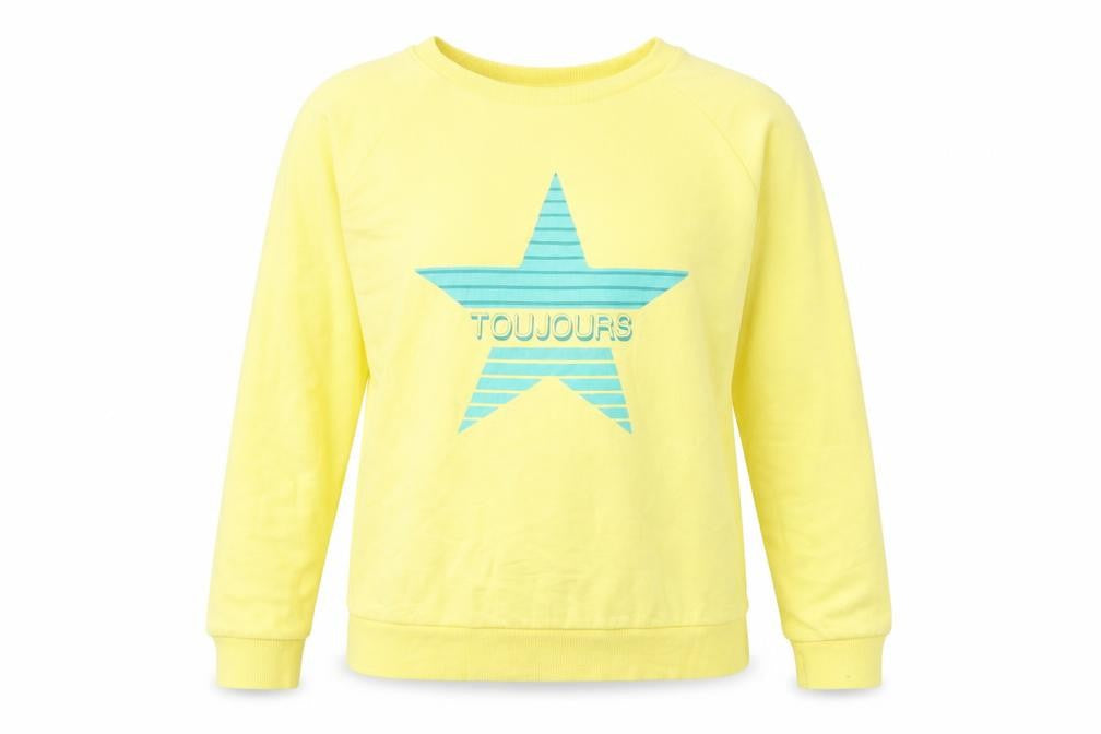 NEXT Womens Yellow Cotton Pullover Sweatshirt Size XS Pullover - Toujours