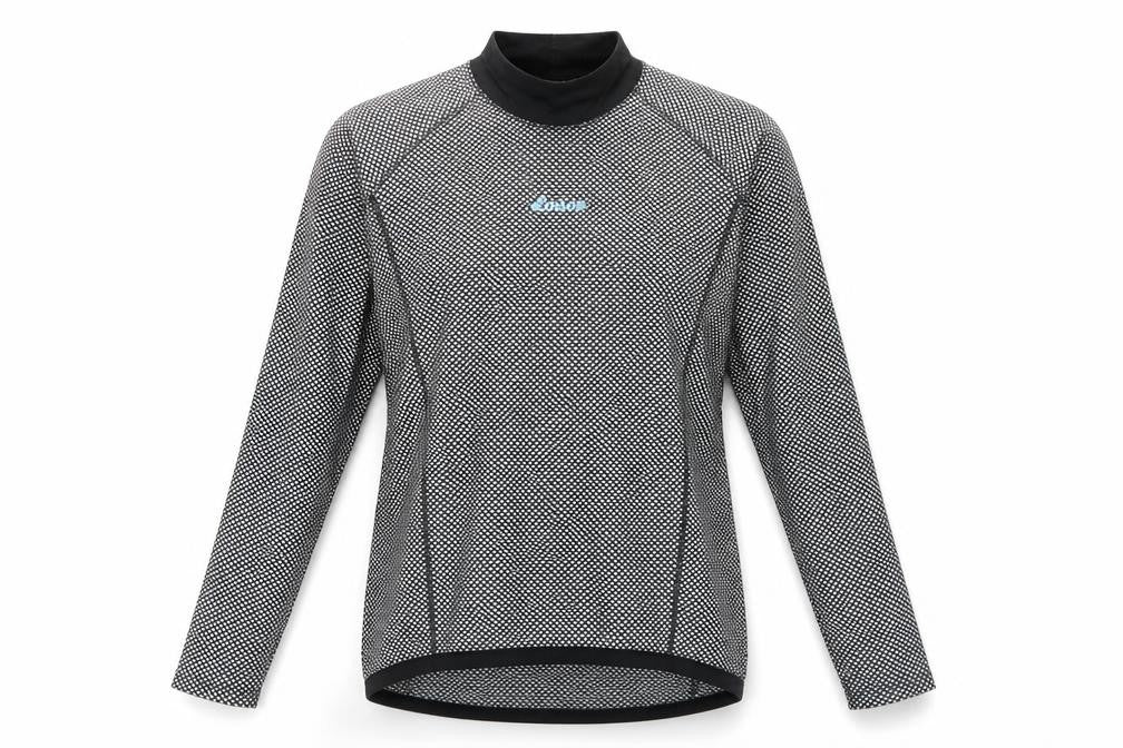 Lusso Womens Black Floral Polyester Basic T-Shirt Size 2XL Mock Neck Pullover - Cycling