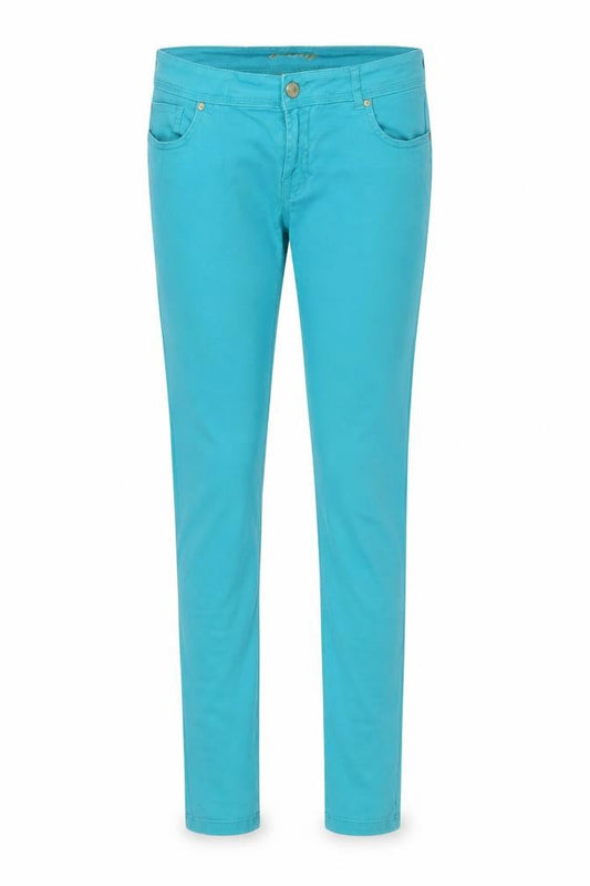 Denim & Co. Womens Green Cotton Skinny Jeans Size 14 L31 in Regular Button