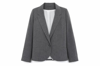 F&F Womens Grey Polyester Jacket Blazer Size 14