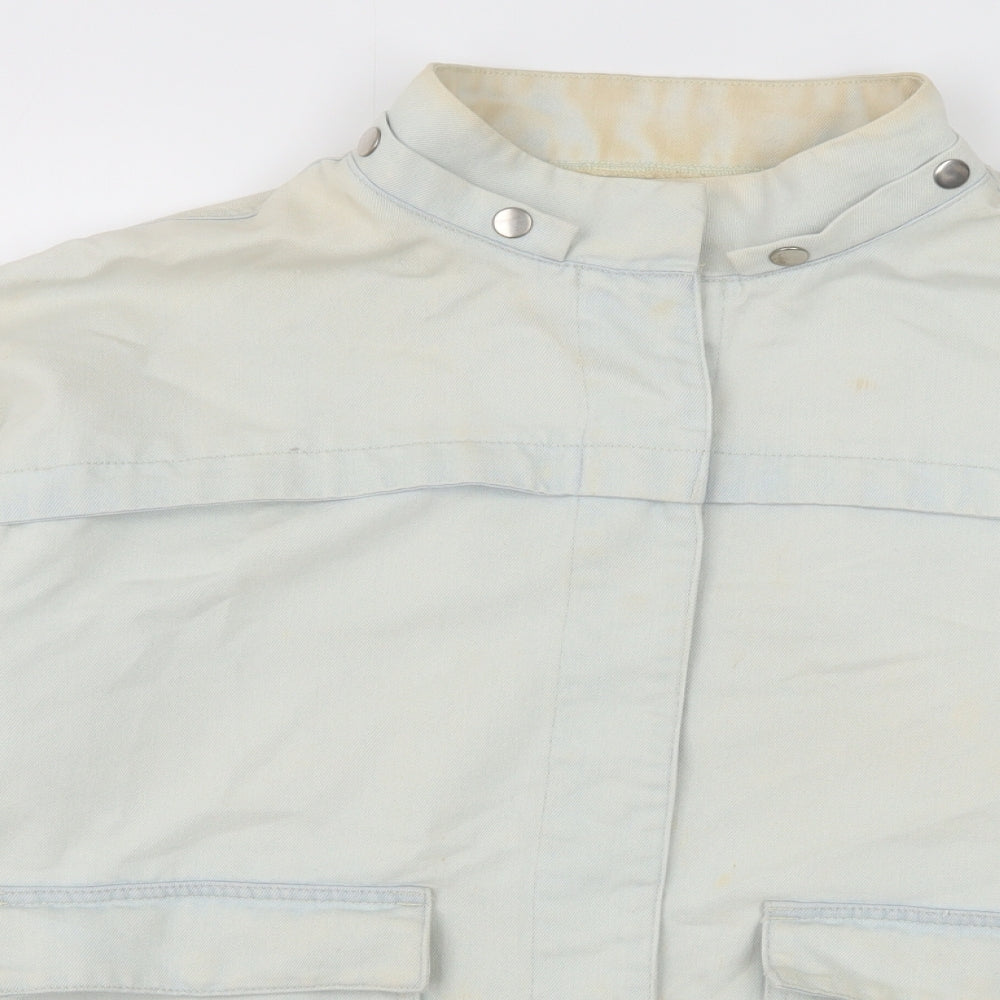 NEXT Womens Blue Jacket Size 16 Snap