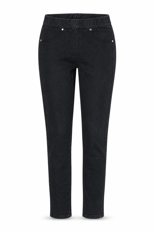 Denim & Co. Womens Black Cotton Jegging Jeans Size 10 Regular