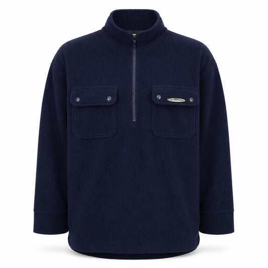 Companion Mens Blue Polyester Pullover Sweatshirt Size M