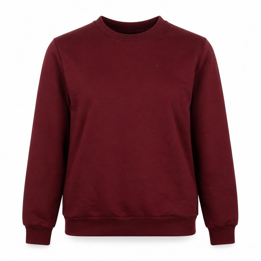 RAD Womens Red Polyester Pullover Sweatshirt Size XS Pullover