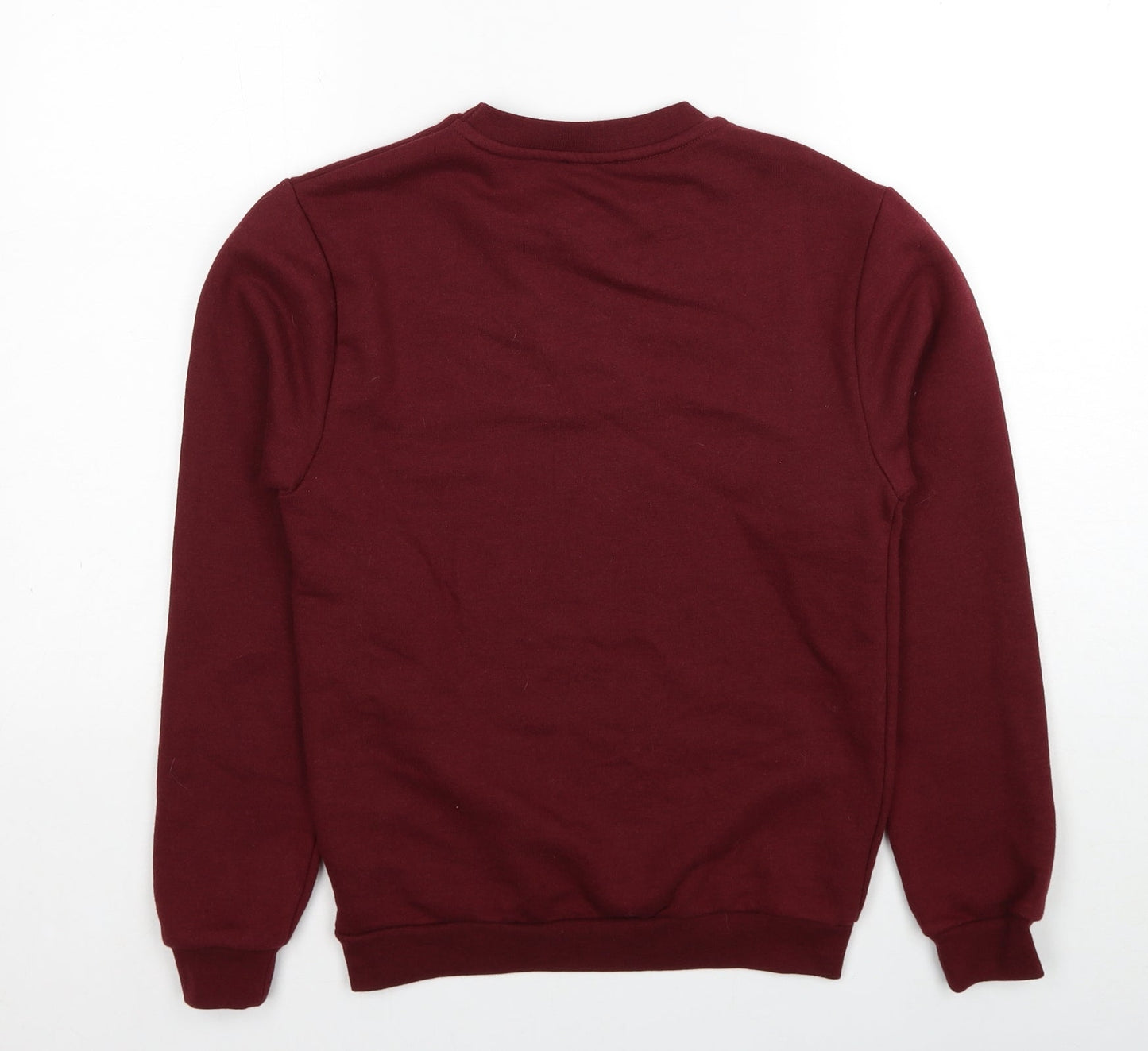 RAD Womens Red Polyester Pullover Sweatshirt Size XS Pullover