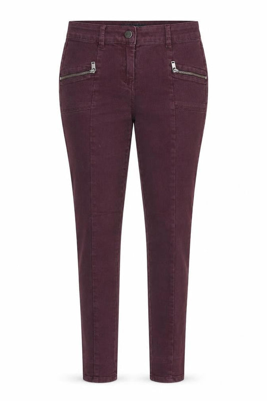Next Womens Purple Cotton Skinny Jeans Size 6 Slim Zip