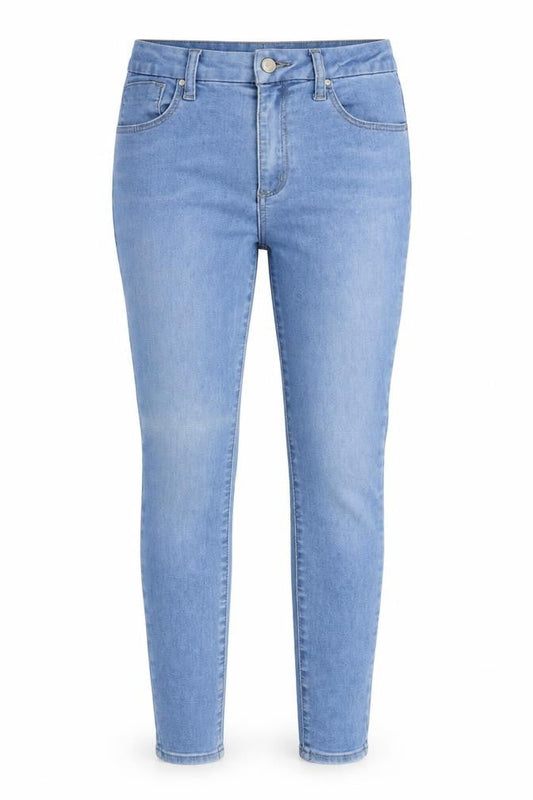 ASOS Womens Blue Cotton Skinny Jeans Size 30 in Slim Zip