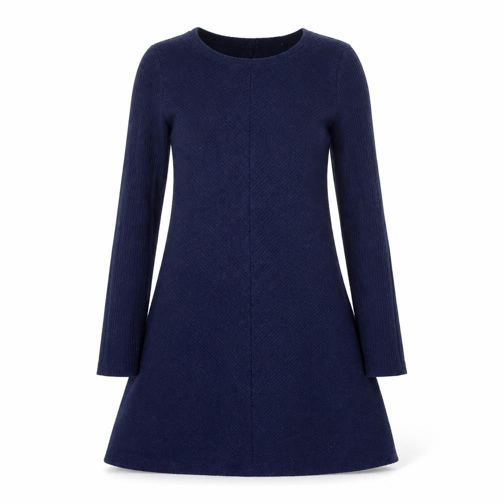 Gap Womens Blue Viscose Trapeze & Swing Size XS Round Neck Pullover