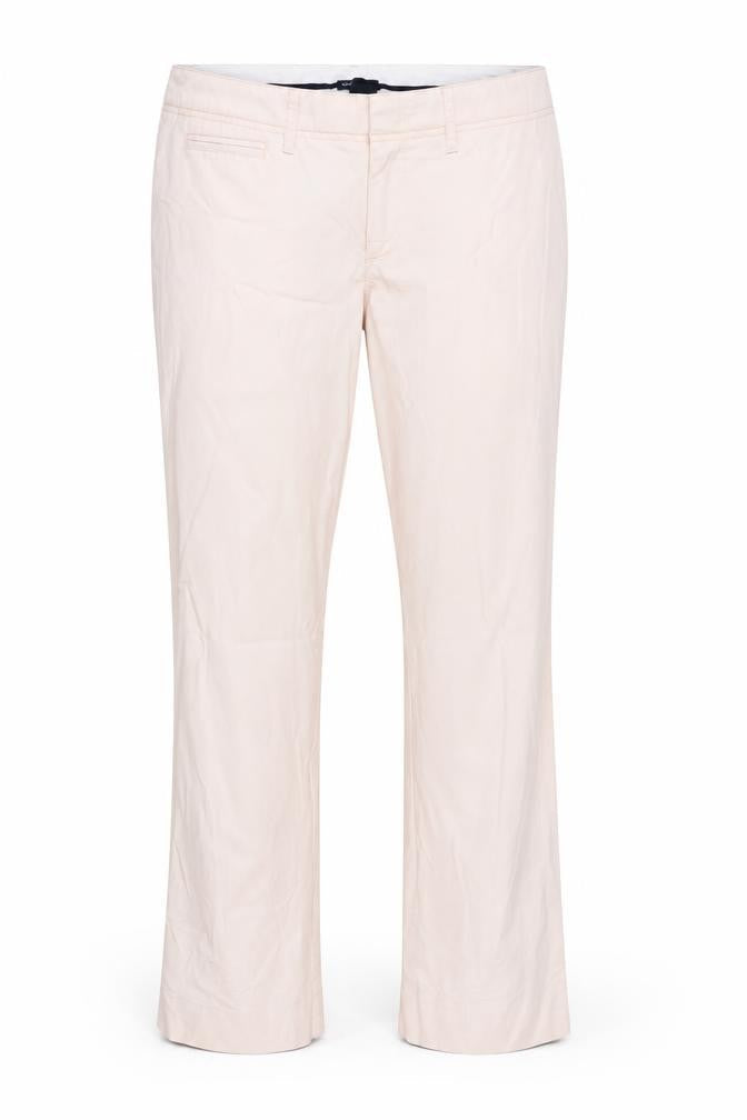 Gap Womens Pink Cotton Trousers Size 6 Regular Zip