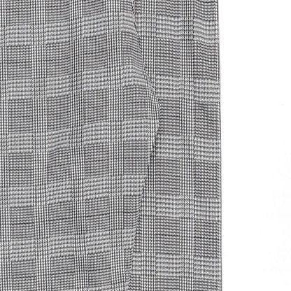 Preworn Womens Black Plaid Cotton Trousers Size S Slim