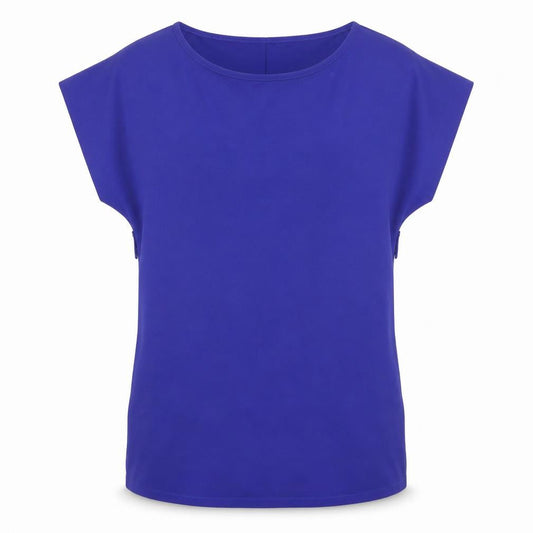 Dorothy Perkins Womens Blue Polyester T-Shirt Dress Size 8 Round Neck Pullover