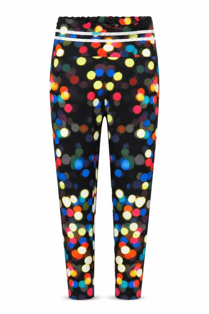 Preworn Womens Multicoloured Polka Dot Polyester Jogger Leggings Size S