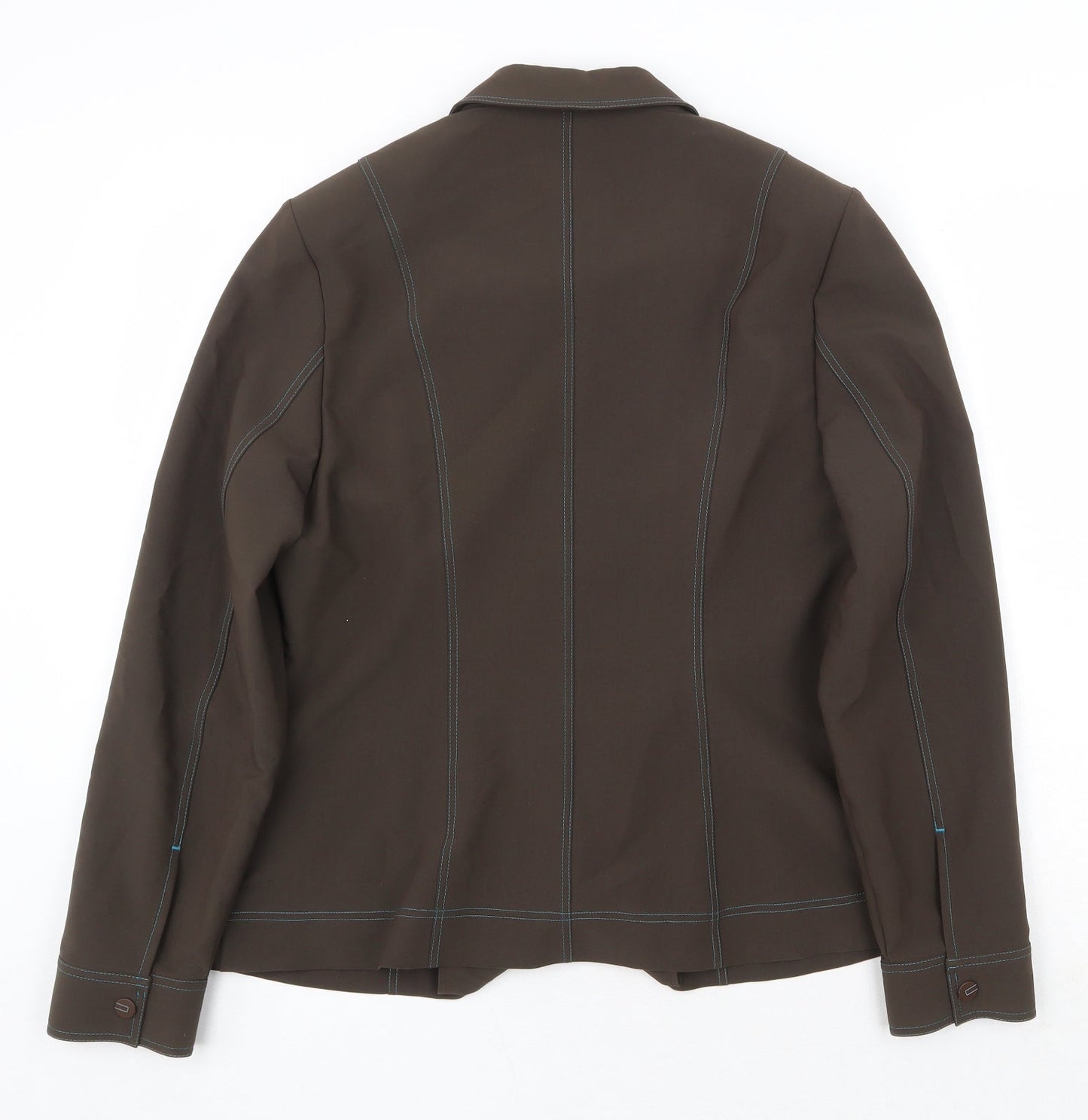 Sommermann Womens Brown Jacket Size 14 Snap