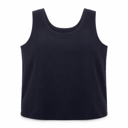 Drendle Womens Blue Polyester Basic Tank Size 16 Round Neck