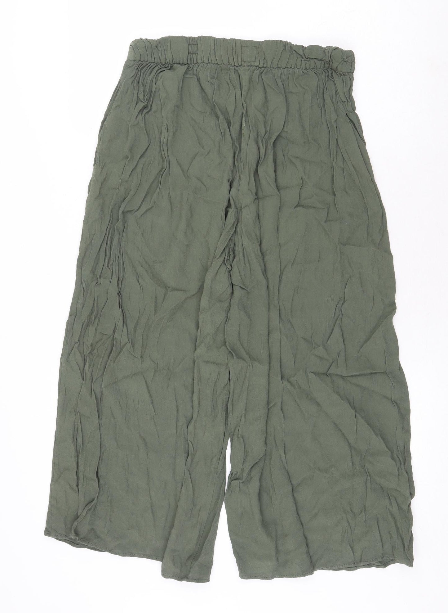 Gap Womens Green Polyester Trousers Size S Regular