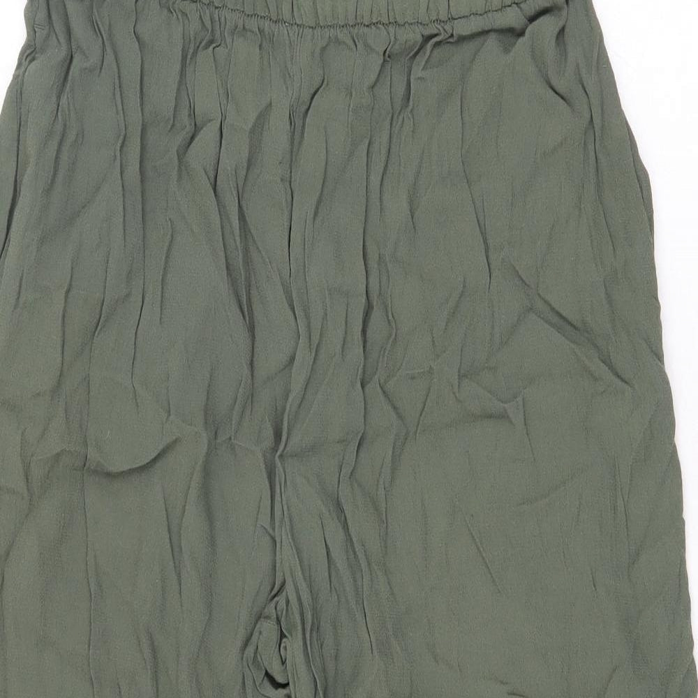 Gap Womens Green Polyester Trousers Size S Regular