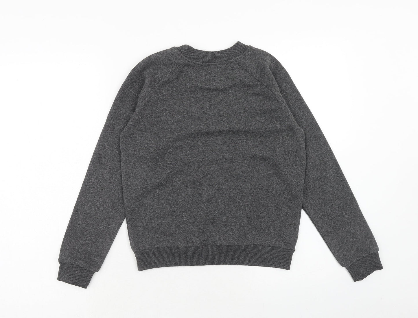 Franklin & Marshall Girls Grey Cotton Pullover Sweatshirt Size 10 Years Pullover