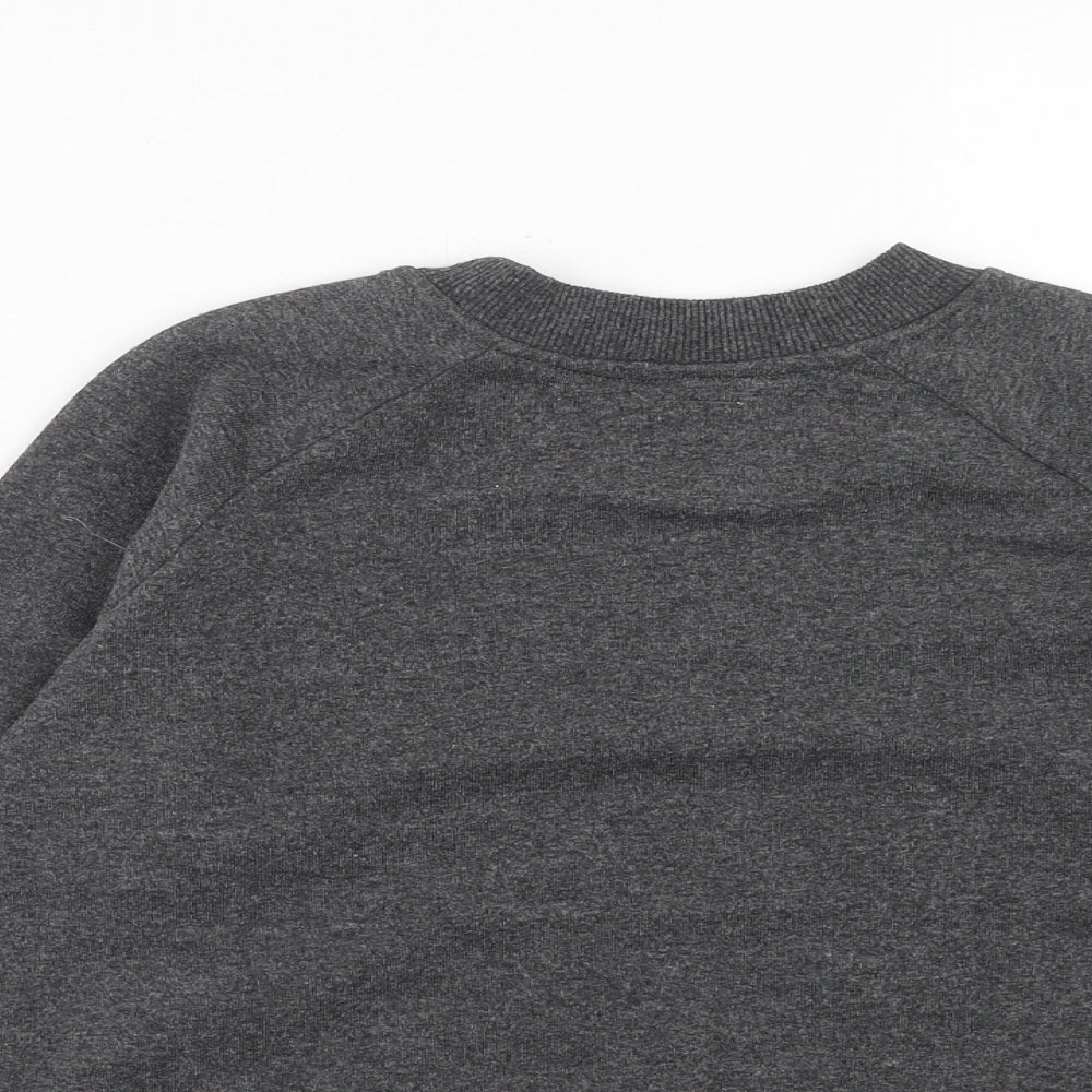 Franklin & Marshall Girls Grey Cotton Pullover Sweatshirt Size 10 Years Pullover