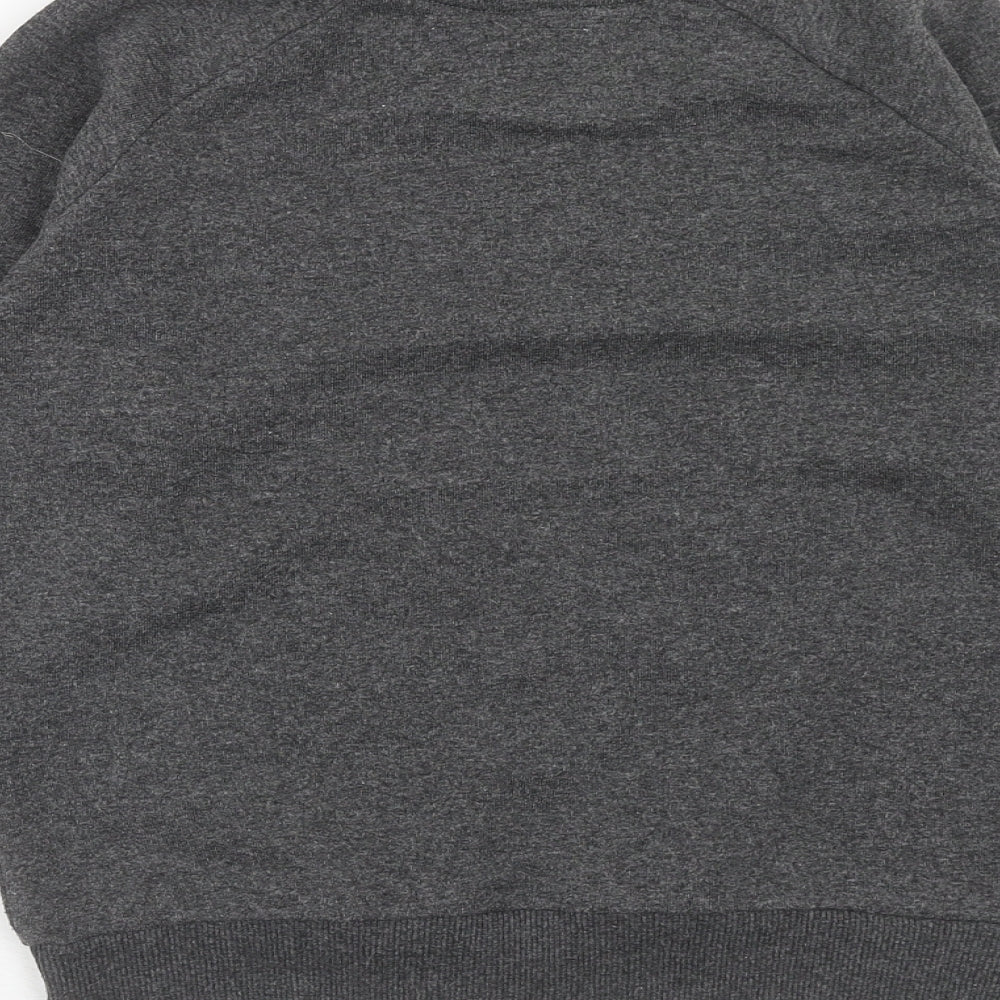 Franklin & Marshall Girls Grey Cotton Pullover Sweatshirt Size 10 Years Pullover