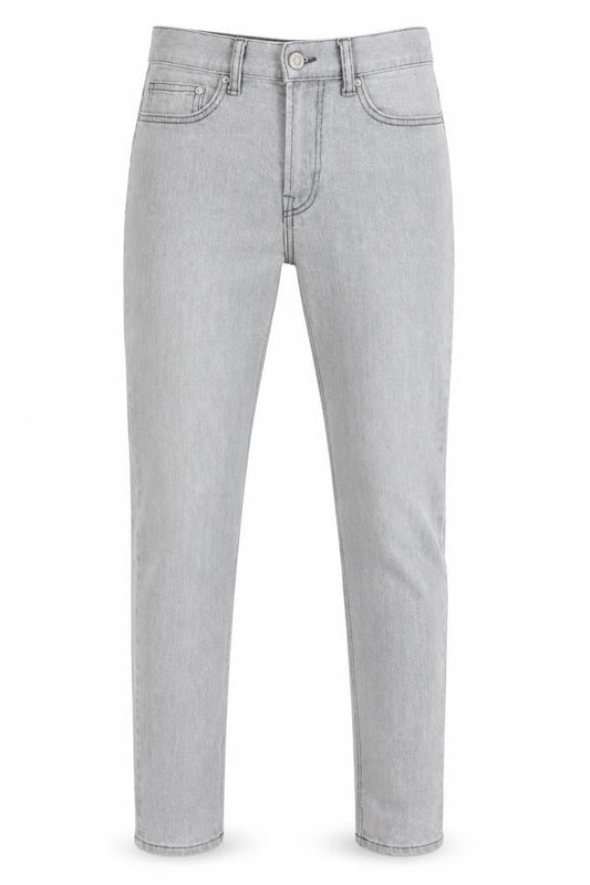 H&M Mens Grey Cotton Skinny Jeans Size 28 in Slim Zip
