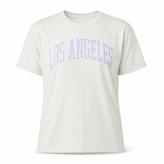 Hollister Womens Green Cotton Basic T-Shirt Size XS Round Neck - Los Angeles