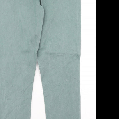 Gap Womens Green Cotton Straight Jeans Size 32 in Regular Zip
