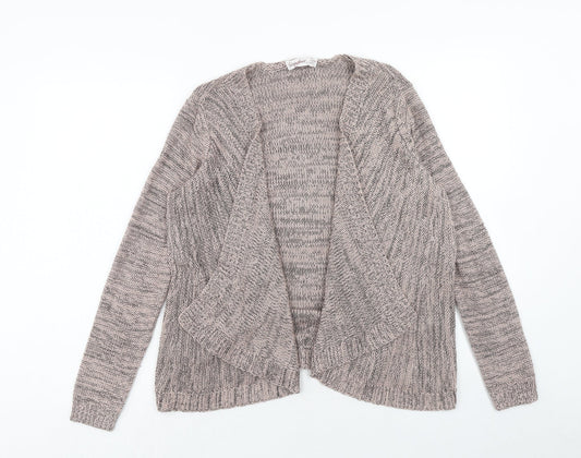 Dunnes Stores Womens Grey V-Neck Acrylic Cardigan Jumper Size S