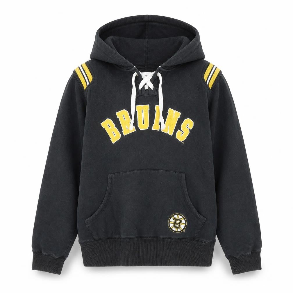 Touch Womens Black Cotton Pullover Hoodie Size S Pullover