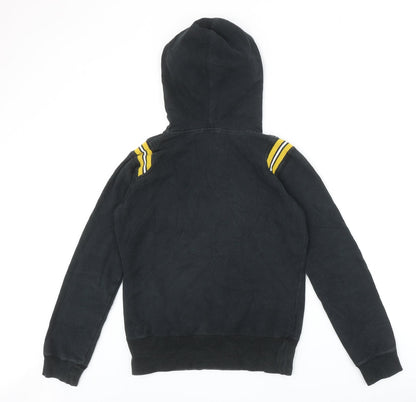Touch Womens Black Cotton Pullover Hoodie Size S Pullover