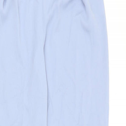 SHEIN Womens Blue Polyester Dress Pants Trousers Size S Regular Zip