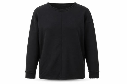 New Look Womens Black Polyester Pullover Sweatshirt Size 8 Pullover