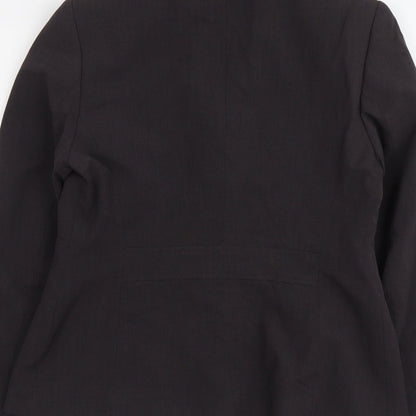 Next Womens Grey Polyester Jacket Blazer Size 8