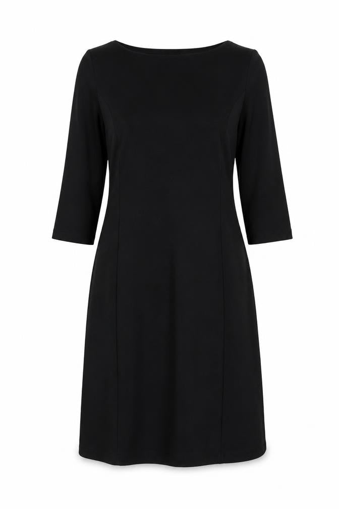 BHS Womens Black Polyester Trapeze & Swing Size 12 Round Neck Pullover