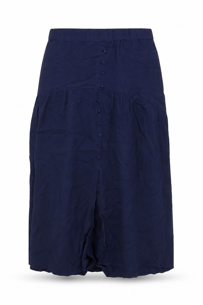 Marks & Spencer Womens Blue Viscose Swing Skirt Size 10