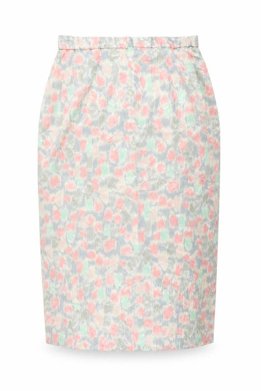 Gina Bacconi Womens Multicoloured Floral Polyester Straight & Pencil Skirt Size 16 Zip