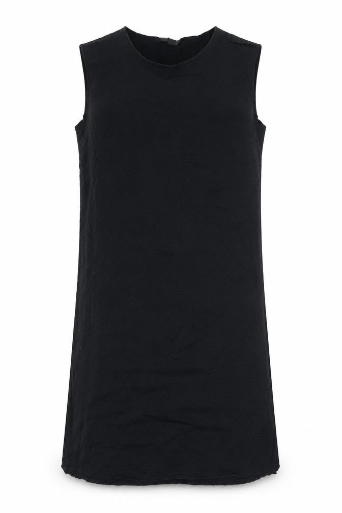 Topshop Womens Black Nylon A-Line Size 8 Round Neck Pullover