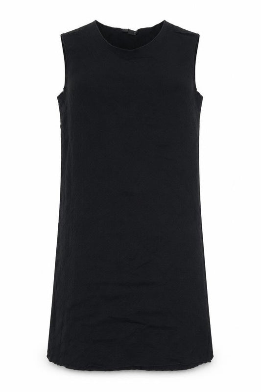 Topshop Womens Black Nylon A-Line Size 8 Round Neck Pullover